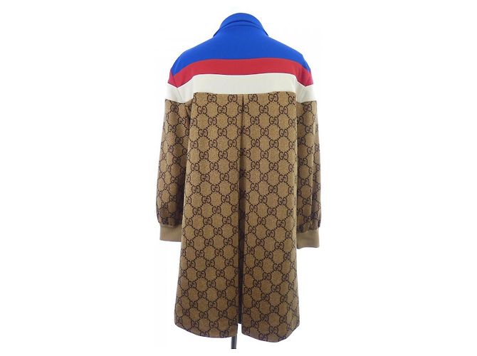 Gucci Kleid Braun Rot Blau - Ansicht 2
