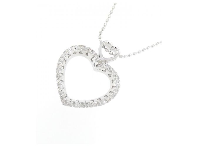 Autre Marque Collana in oro bianco Au750 e diamanti Argento - vista 3