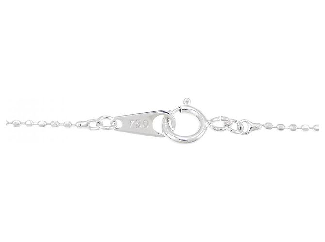 Autre Marque Collana in oro bianco Au750 e diamanti Argento - vista 5