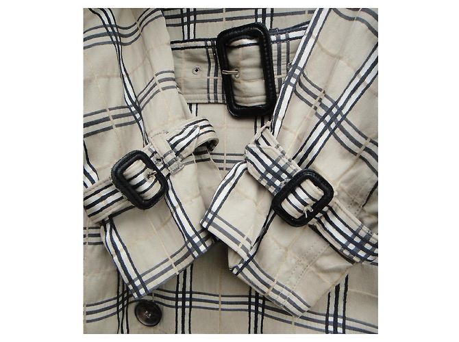 Burberry Gabardina de verano a cuadros Beige - vista 7