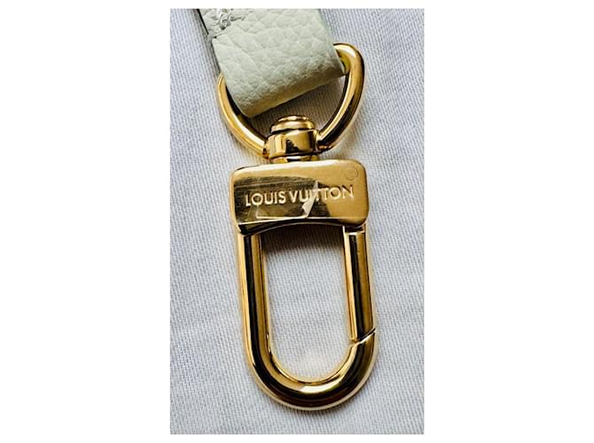 Tracolla Louis Vuitton Monogram Canvas e Pelle Marrone Bianco - vista 3