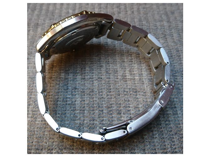 Seiko Scuba 7N35-6060 Relógio Quartz Azul Dourado - vista 8