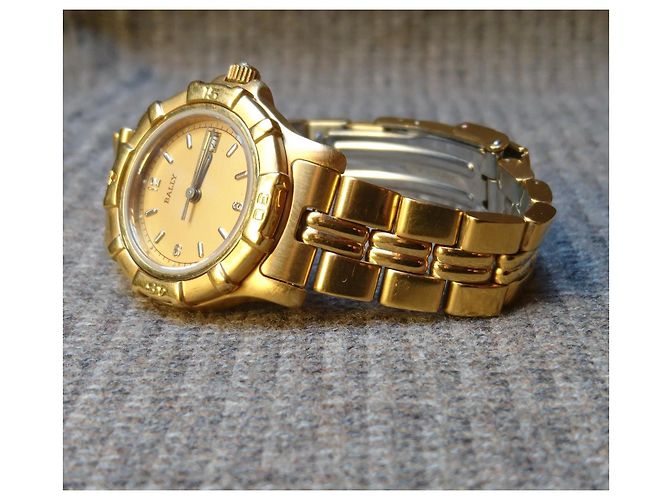 Bally Damenuhr Quarz ref. 12.04 Goldfarben Golden - Ansicht 10