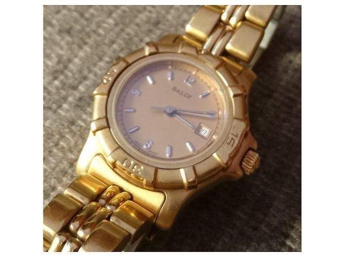 Bally Damenuhr Quarz ref. 12.04 Goldfarben Golden - Ansicht 3