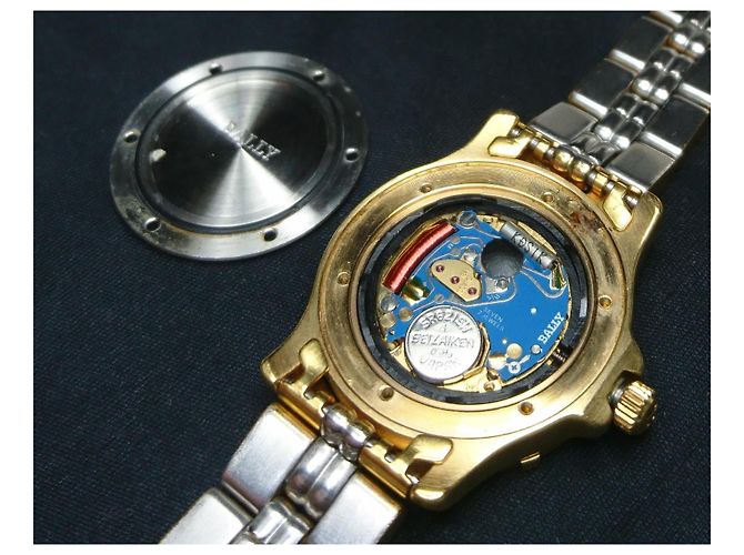 Bally Damenuhr Quarz ref. 12.04 Goldfarben Golden - Ansicht 5