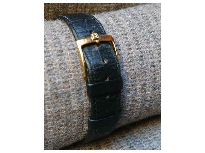 Bally Montre à quartz plaqué or réf. 73.01 Swiss Made Noir - vue 12