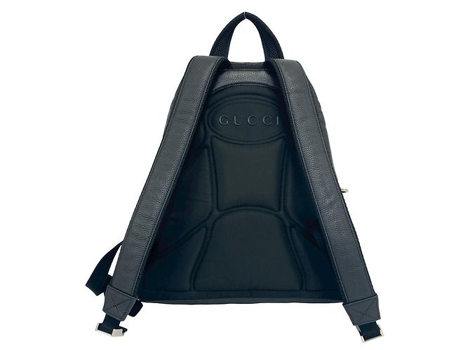 Zaino in pelle Gucci Jumbo GG Logo - vista 3