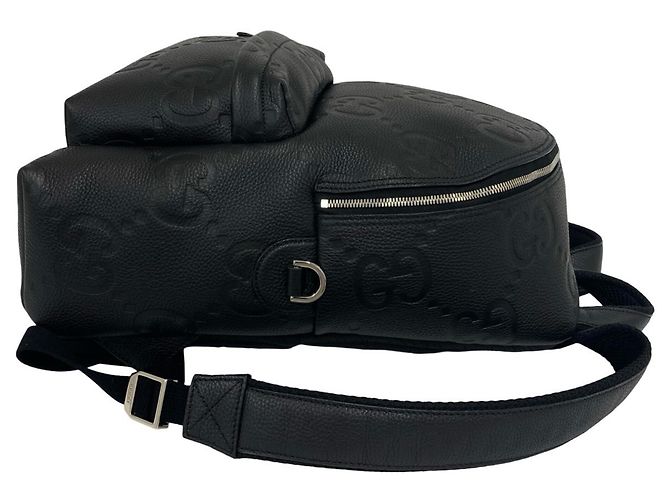 Zaino in pelle Gucci Jumbo GG Logo - vista 6