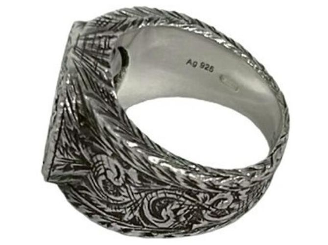 Anel Arabesque Interlocking G GUCCI Prata - vista 4