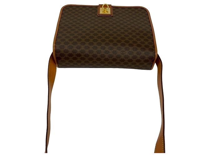 Céline Celine Vintage Macadam Blazon Triomphe Pattern Schultertasche Braun - Ansicht 4