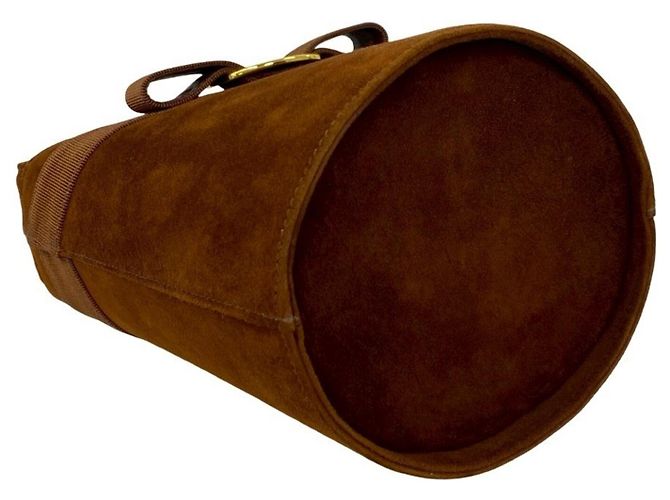 Mini borsa in scamosciato marrone Salvatore Ferragamo - vista 7