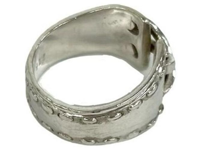 Ring Hermès Anello a fascia Vintage Mexican HERMES Argento - vista 6