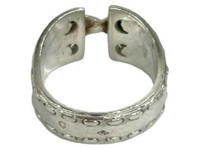 Ring Hermès Anello a fascia Vintage Mexican HERMES Argento - vista 7