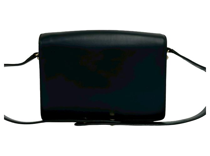 Borsa semi-spalla in pelle di vitello Gucci Nero - vista 3
