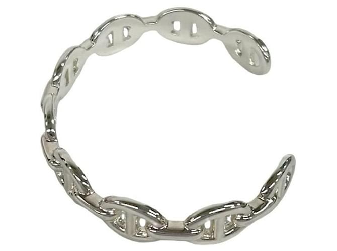 Hermès HERMES Chaine d'Ancre Enchainée Bangle Argento - vista 4