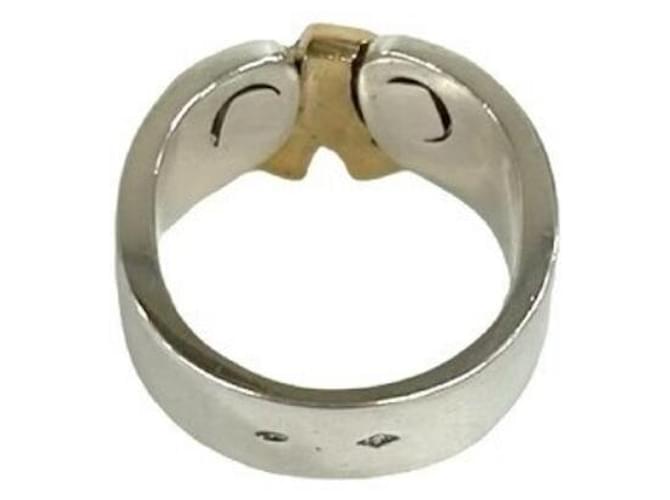 Hermès HERMES Russet Ribbon Ring Silber Golden - Ansicht 6
