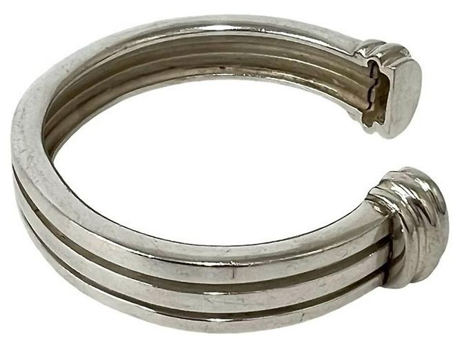 Tiffany & Co Bracciale rigido doppio scanalato Tiffany Vintage Argento - vista 5