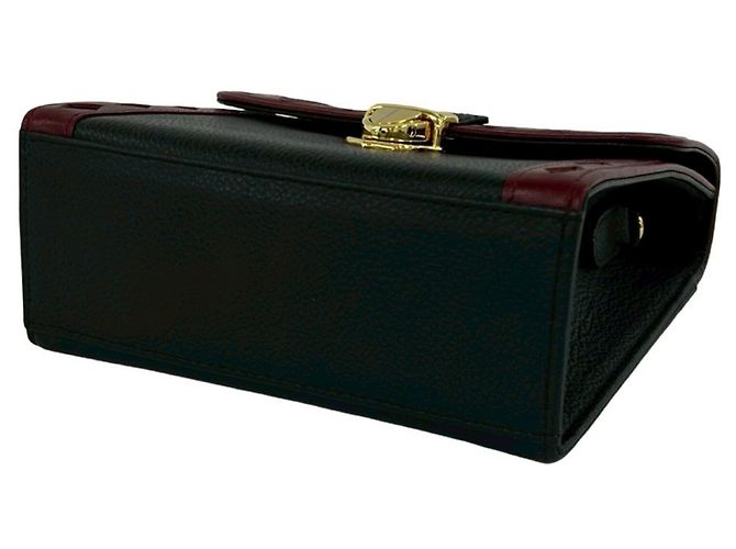 Borsa a tracolla 2-Way in pelle con cutout Yves Saint Laurent Nero Rosso - vista 8