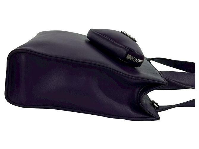 Mini bolso tote Prada en morado Púrpura - vista 6