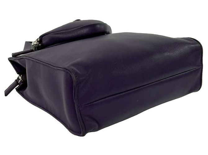 Mini bolso tote Prada en morado Púrpura - vista 7