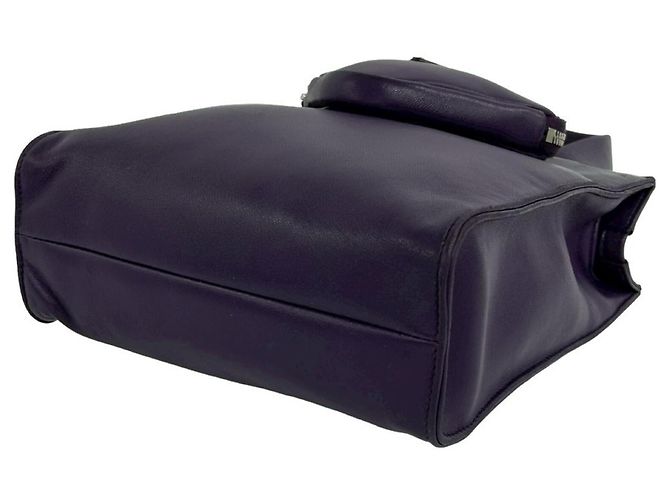 Mini bolso tote Prada en morado Púrpura - vista 8