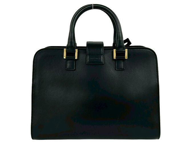 Borsa a mano in pelle nera Yves Saint Laurent Nero - vista 3