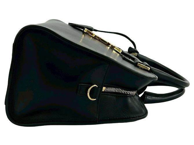 Borsa a mano in pelle nera Yves Saint Laurent Nero - vista 6
