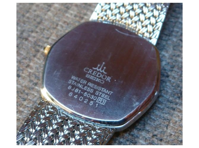 Seiko Credor 8J81-5030 Montre Quartz - vue 4