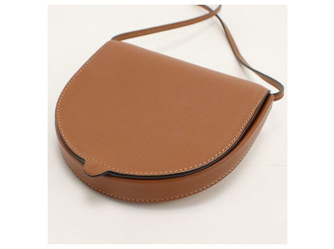 Borsa a tracolla in pelle di vitello marrone Loewe - vista 2