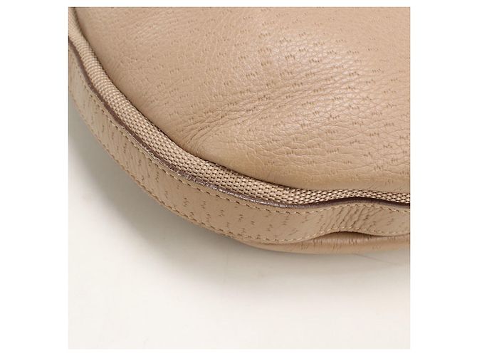 Borsa a tracolla in pelle beige Salvatore Ferragamo - vista 7