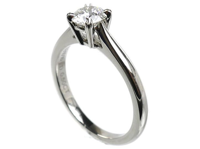 Harry Winston Solitärring aus Platin 950 - Ansicht 2