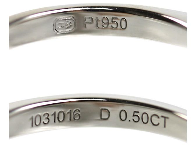 Harry Winston Solitärring aus Platin 950 - Ansicht 5