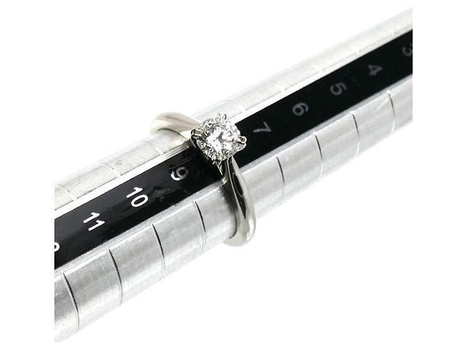 Harry Winston Solitärring aus Platin 950 - Ansicht 6
