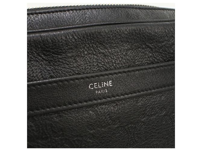 Céline Borsa a tracolla Celine in pelle nera Nero - vista 4