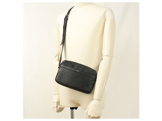 Céline Borsa a tracolla Celine in pelle nera Nero - vista 8