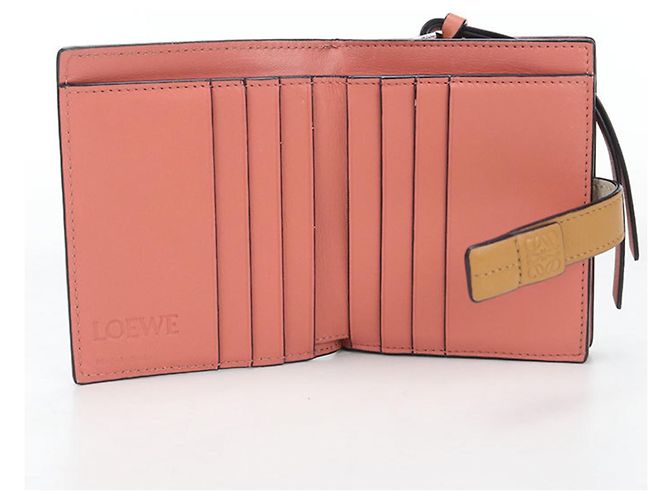 Cartera Bi-Fold Loewe en beige - vista 3
