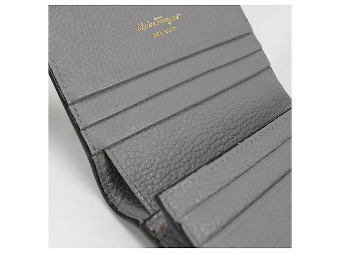 Portafoglio bi-fold grigio Salvatore Ferragamo Marrone - vista 6