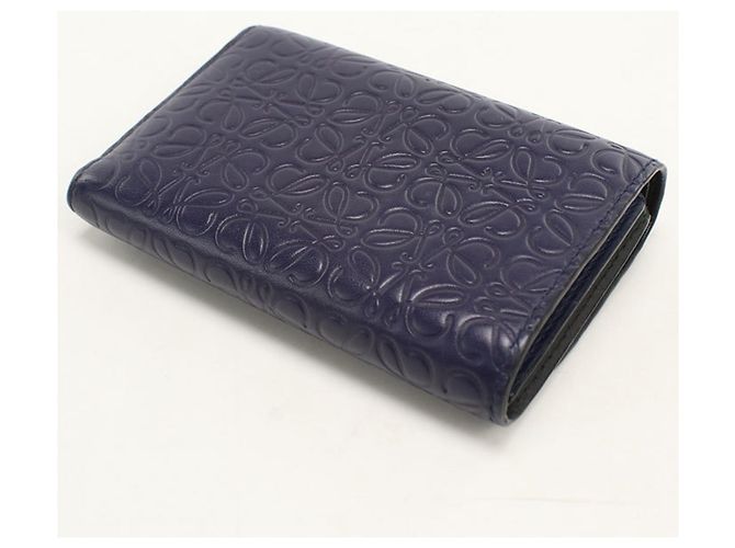 Loewe Tri-fold Wallet Navy blue - view 2