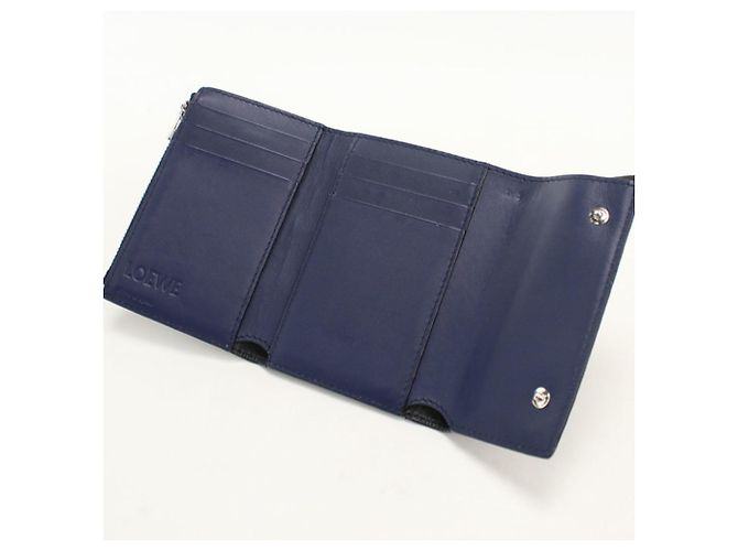 Loewe Tri-fold Wallet Navy blue - view 3