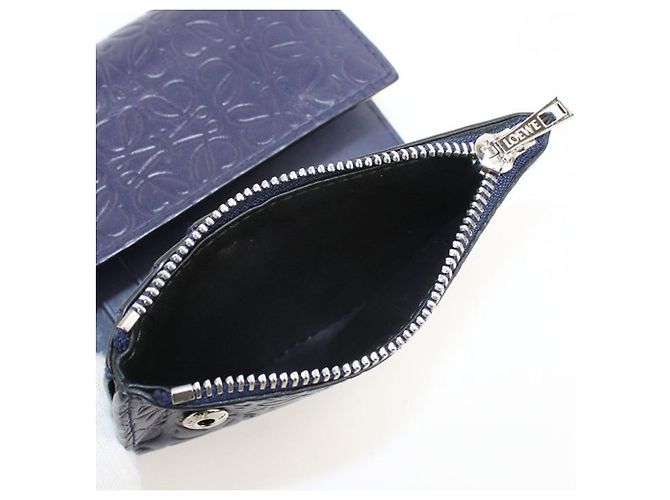 Loewe Tri-fold Wallet Navy blue - view 5