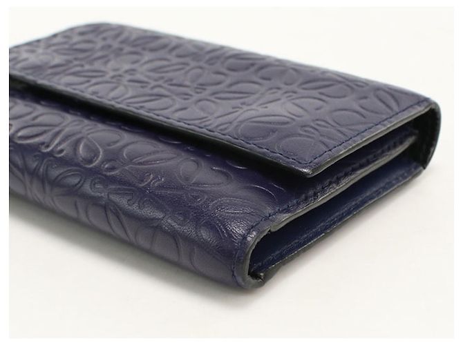 Loewe Tri-fold Wallet Navy blue - view 7