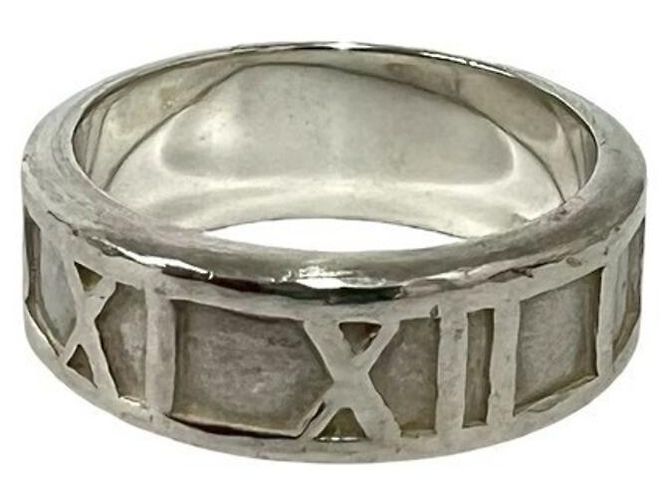 Tiffany & Co Anello Tiffany Vintage Atlas Band Argento - vista 4