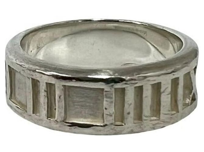 Tiffany & Co Anello Tiffany Vintage Atlas Band Argento - vista 5