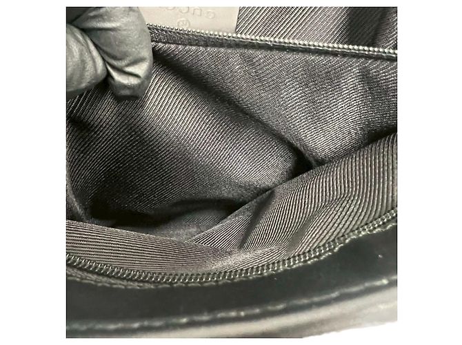 Mini borsa tote Gucci Jackie Logo Hardware GG Pattern Nero - vista 10