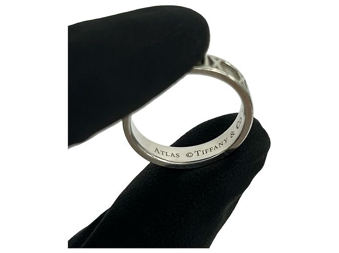 Tiffany & Co Tiffany Vintage Atlas Band Ring Silber - Ansicht 3