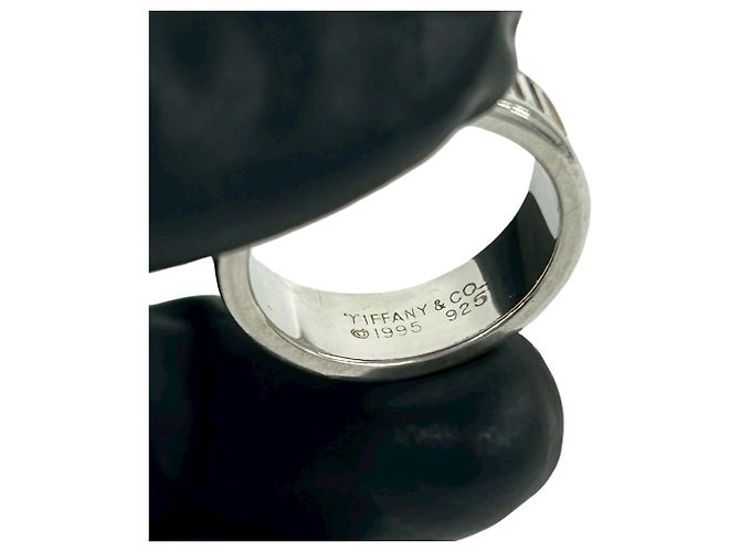 Tiffany & Co. Vintage Atlas Band Ring Silber - Ansicht 3