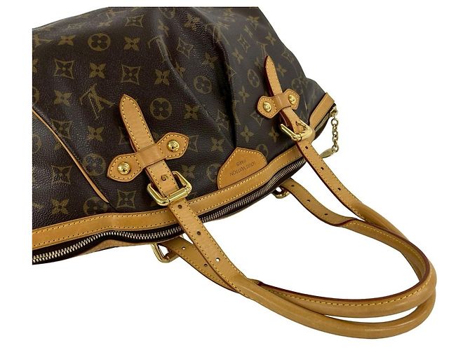 Louis Vuitton Tivoli GM Monogramm Leder Tote Bag Braun - Ansicht 4