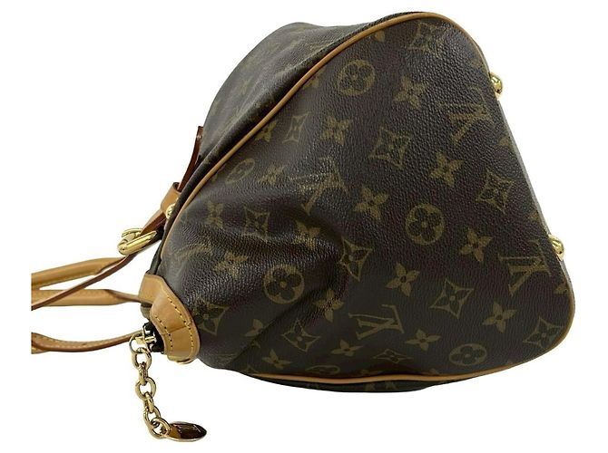 Louis Vuitton Tivoli GM Monogramm Leder Tote Bag Braun - Ansicht 5