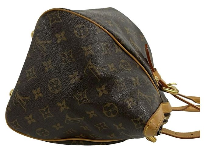 Louis Vuitton Tivoli GM Monogramm Leder Tote Bag Braun - Ansicht 6