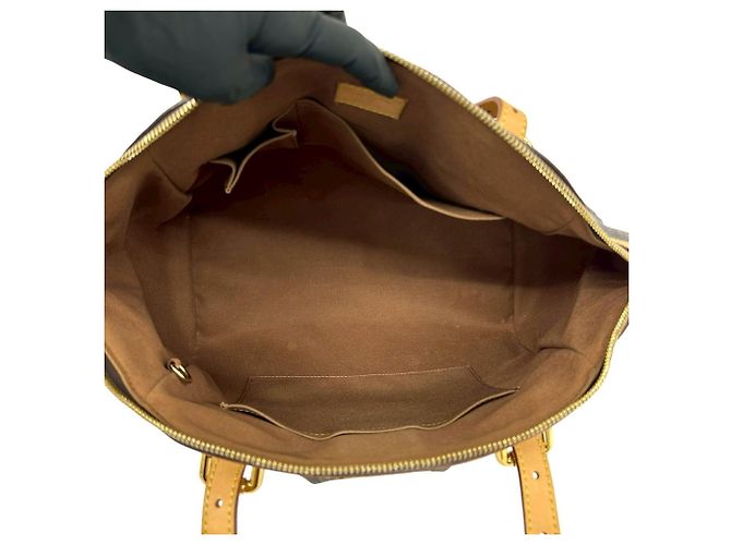 Louis Vuitton Tivoli GM Monogramm Leder Tote Bag Braun - Ansicht 9